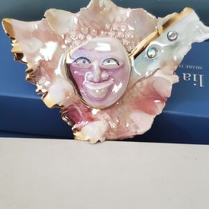 Colorful Decoupage Pin